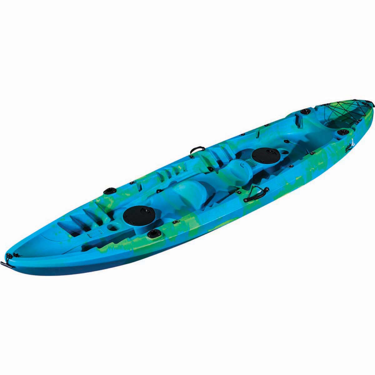 Glide Reflection Tandem Kayak - 2 Person Blue / Green