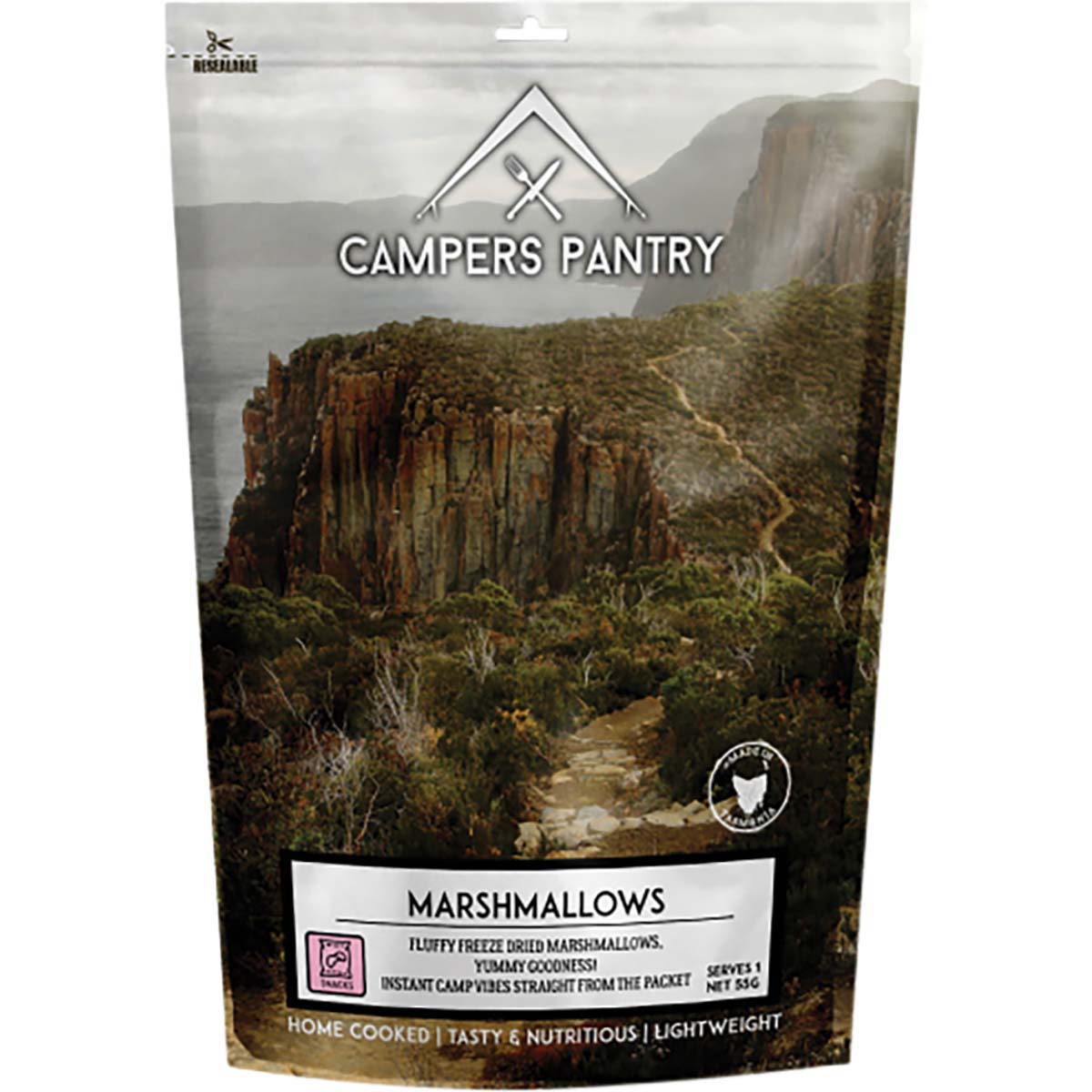 Campers Pantry Freeze Dried Marshmallows Single Serve