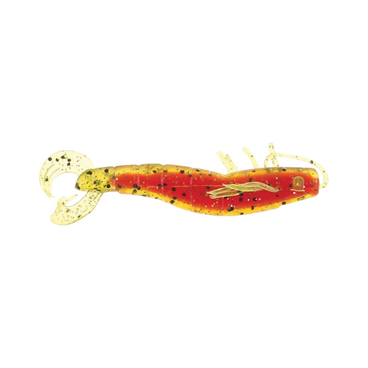 Atomic Plazos Prong Soft Plastic Lure 3in Radioactive Rooster