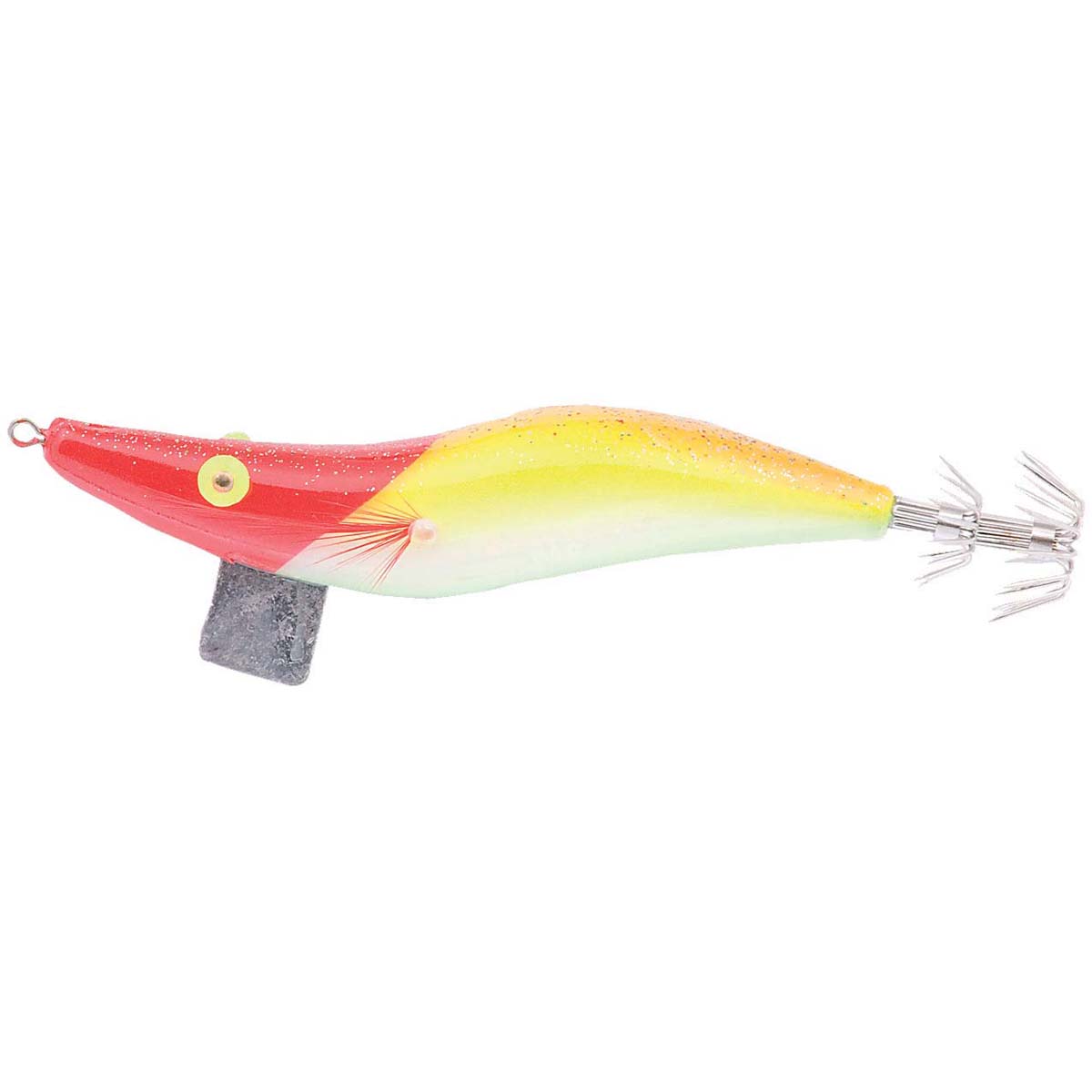 Neptune Smoothie Squid Jig Lure 3.5 Yellow Red