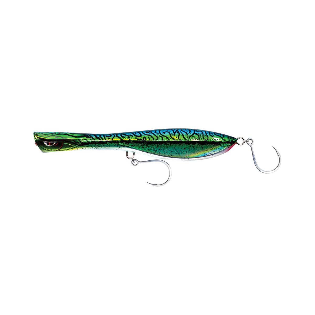 Nomad Dartwing Surface Stickbait Lure 13cm S Silver Green Mackerel