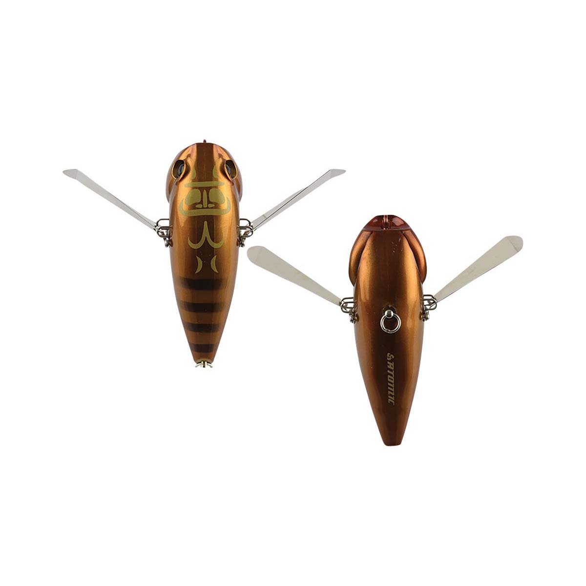 Atomic Hardz Slappa Surface Lure 90mm Brown Cicada