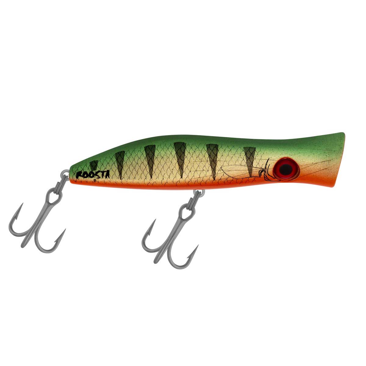 Halco Roosta Popper Surface Lure 105mm Gold Green