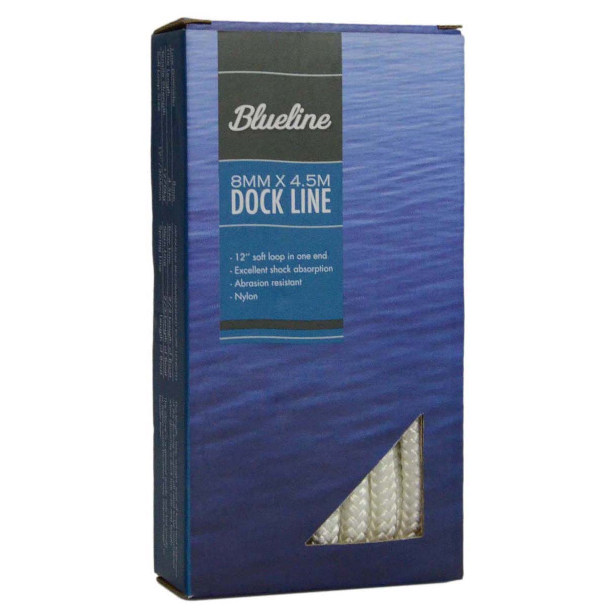 Blueline Dock Line 8mm x 4.5m