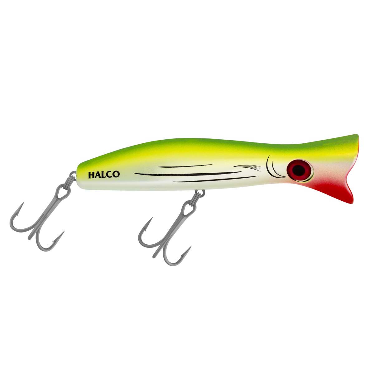Halco Roosta Popper Surface Lure 160mm Liquid Lime