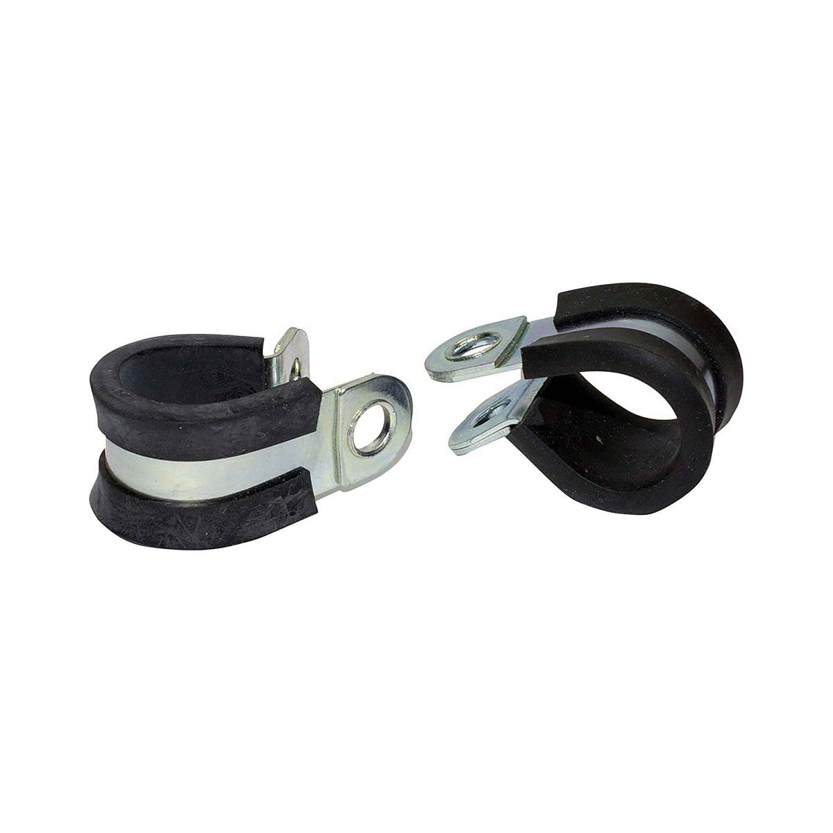 KT Cables 8mm Rubber & Metal P Clamps