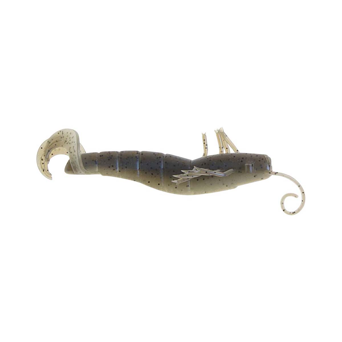Atomic Plazos Prong Soft Plastic Lure 3in Grey Ghost