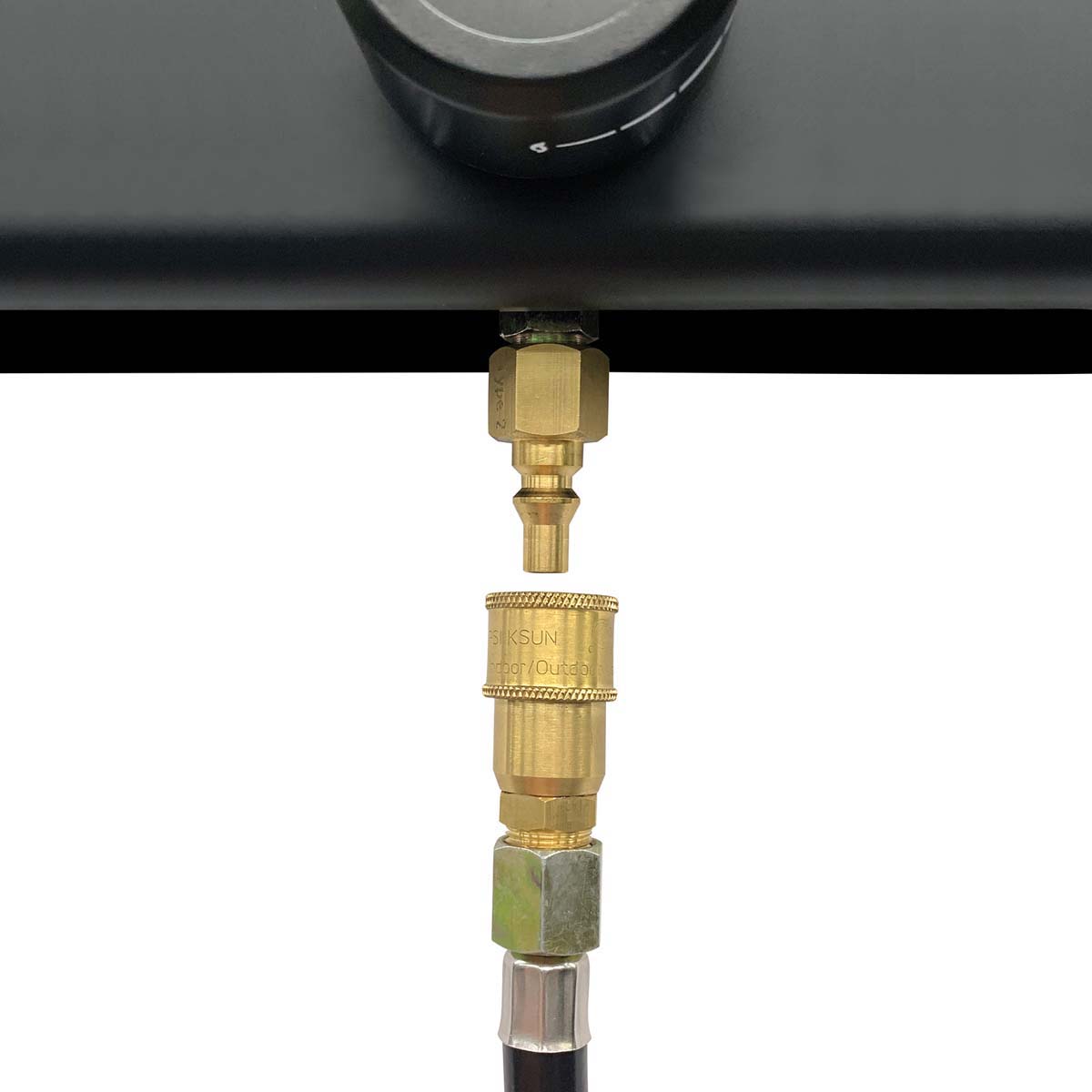 Gasmate Quick Connect Brass Fitting