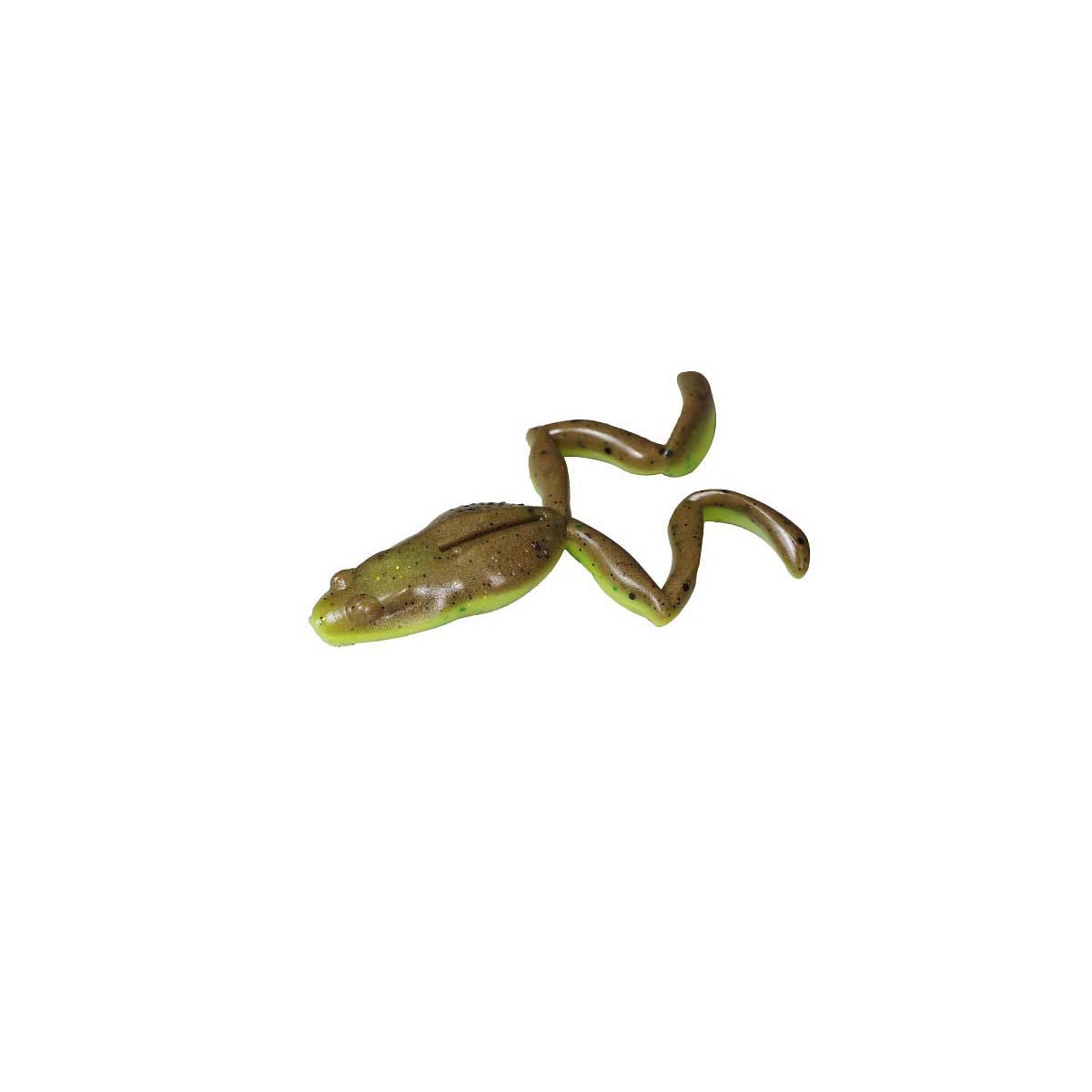 Jackall Clone Frog Soft Plastic Lure Green Pumpkin Chartreuse Frog