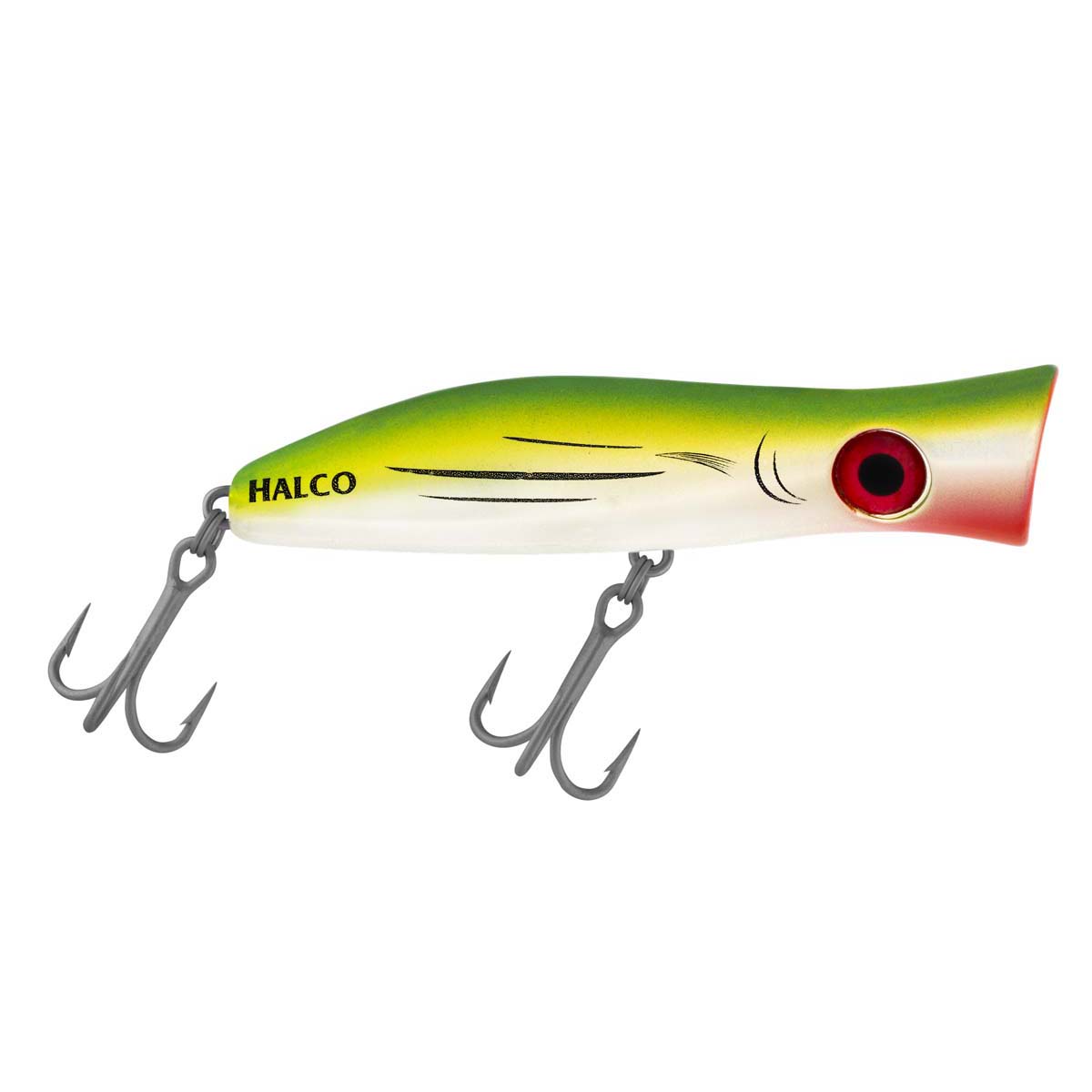 Halco Roosta Popper Surface Lure 105mm Liquid Lime