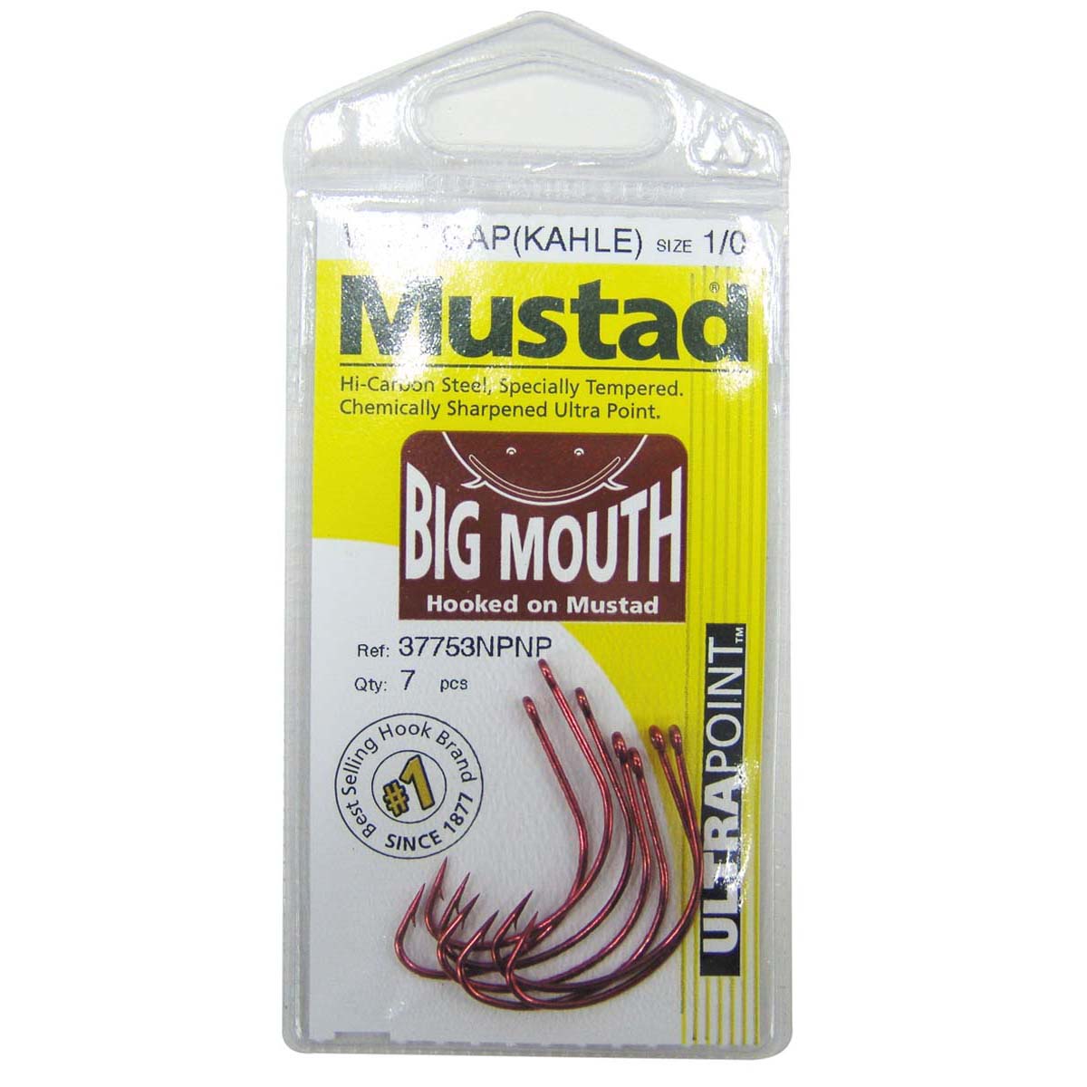 Mustad Big Mouth Hooks 3 / 0 6 Pack