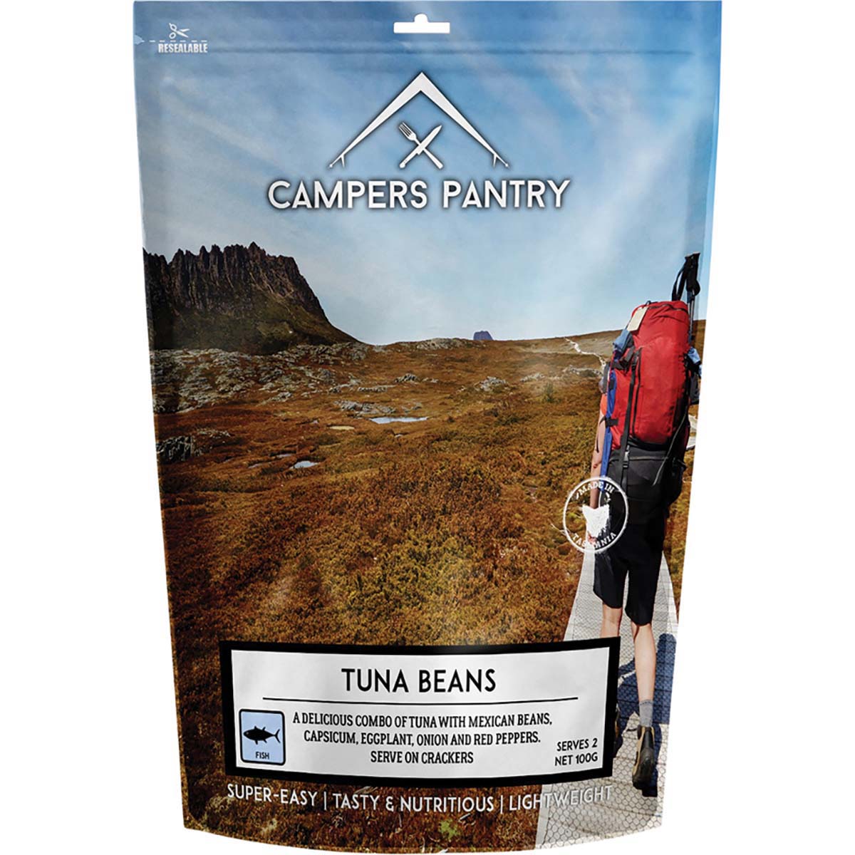 Campers Pantry Freeze Dried Tuna Beans Double Serve