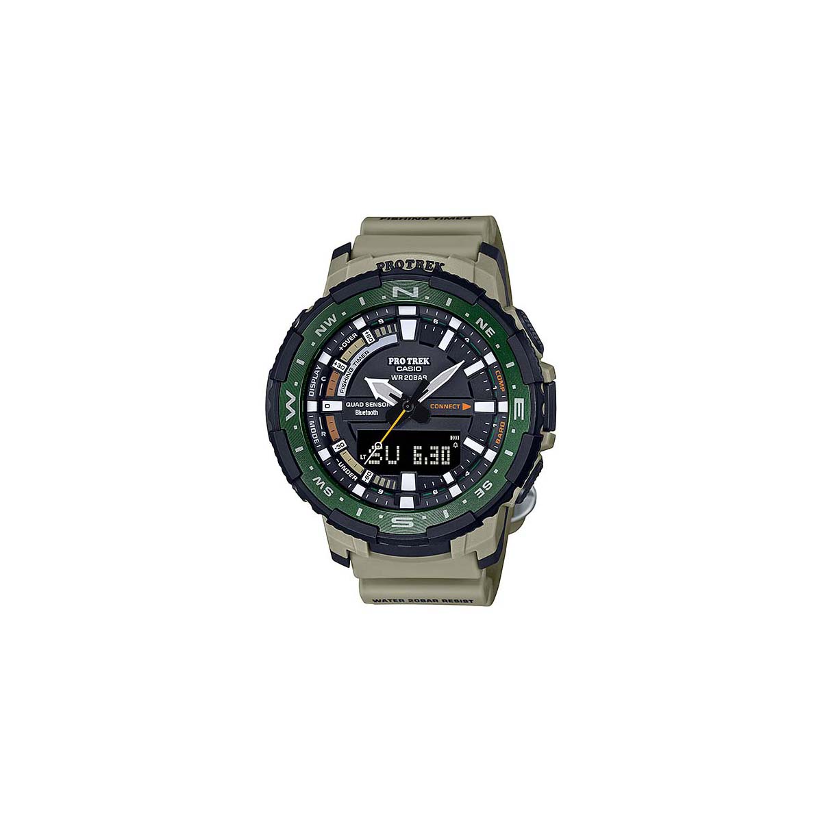 Casio Protrek PRT-B70 Marine Watch Khaki