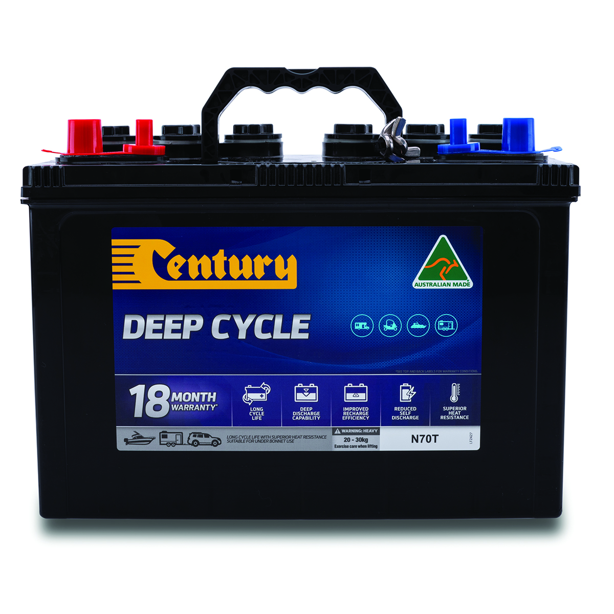 Century Deep Cycle Battery N70T 102AH @ Club BCF