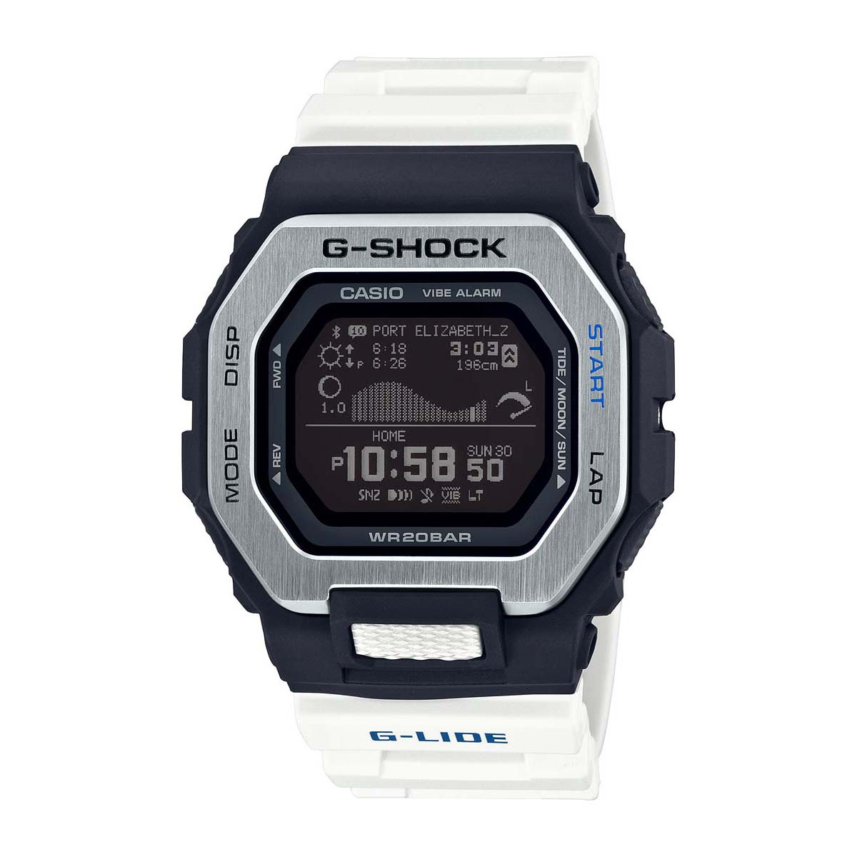 Casio G-Shock GBX100 Marine Watch White