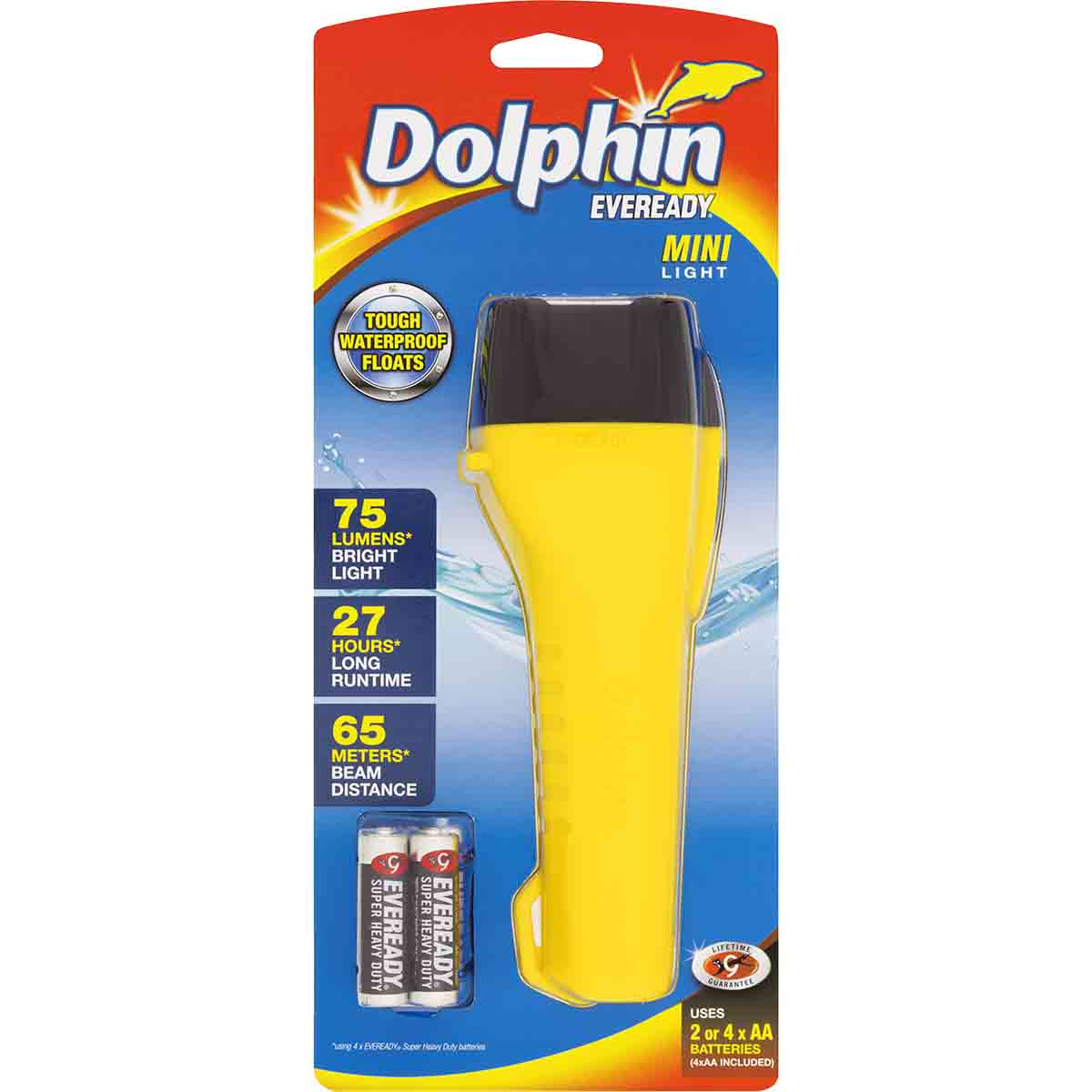 Eveready Dolphin Mini 4AA Torch