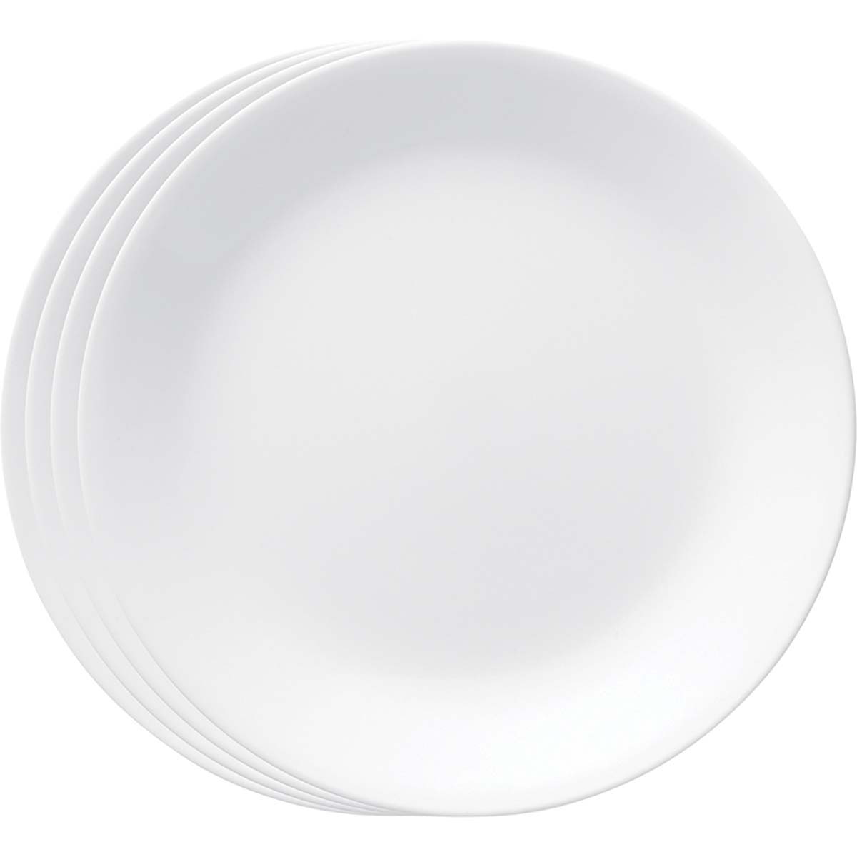Corelle Lunch Plate 21cm White 4 Pack