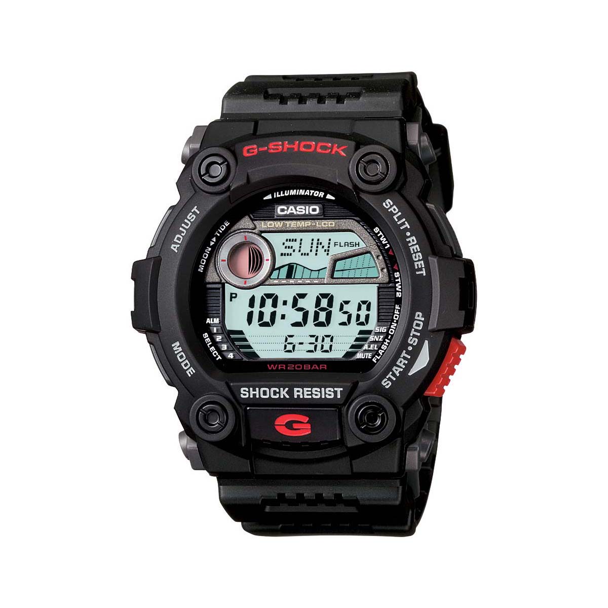 Casio G-Shock Tide G7900 Marine Watch Black