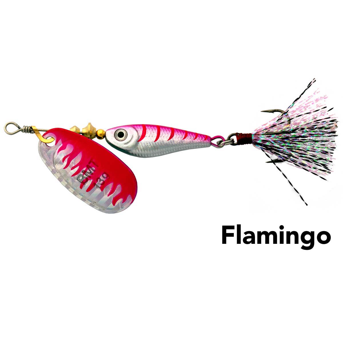 Black Magic Spinmax Spinner Lure 13g Flamingo