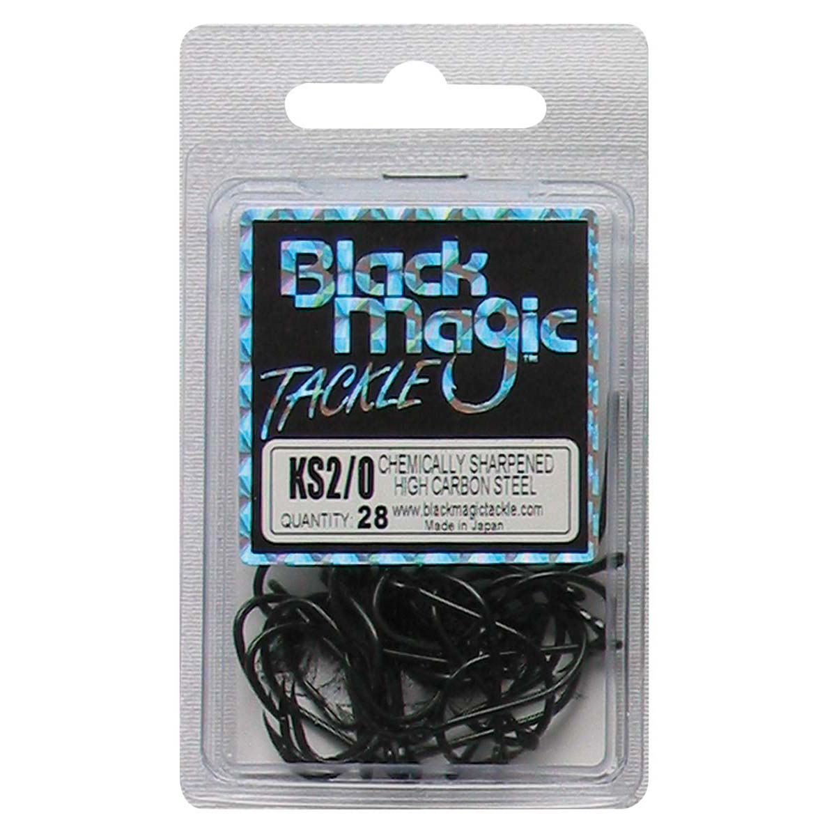 Black Magic KS Hooks 2 / 0 28 Pack