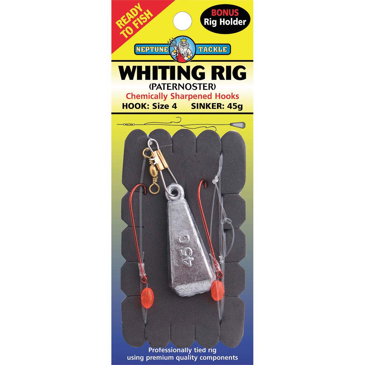 Neptune Pyramid Sinker Deluxe Whiting Rig 6