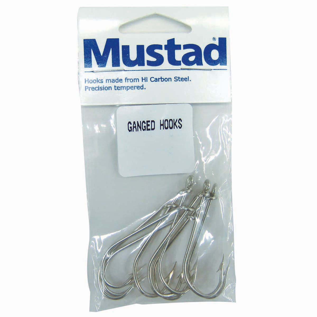 Mustad Ganged Hooks 1 / 0 3 Pack
