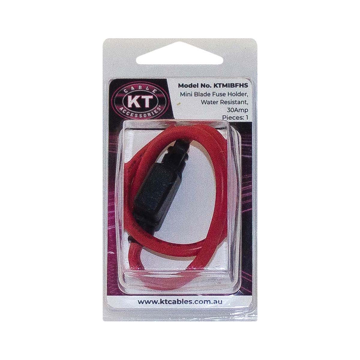 KT Cables Water Resistant Mini Blade Fuse Holder