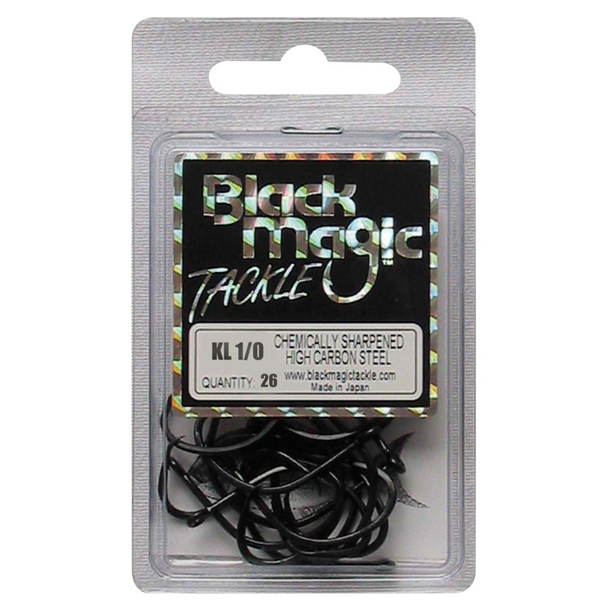 Black Magic KL Hooks 1 / 0 26 Pack