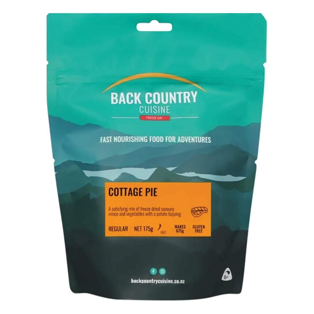 Back Country Cuisine Freeze Dried Cottage Pie 2 Serves