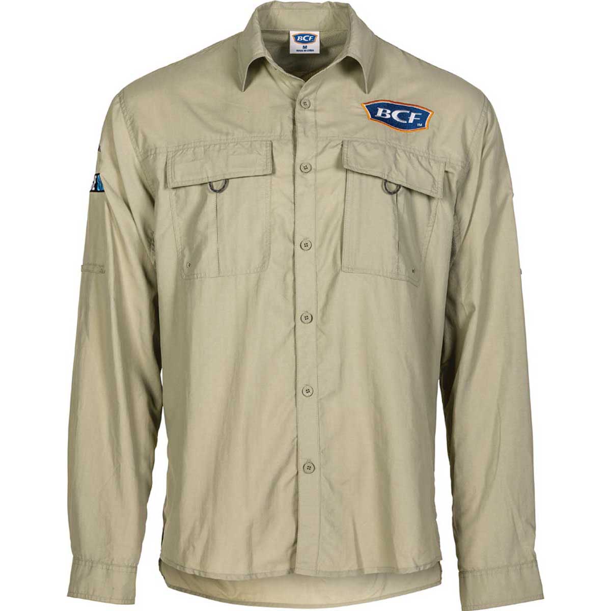BCF Men's Long Sleeve Fishing Shirt Silt XL