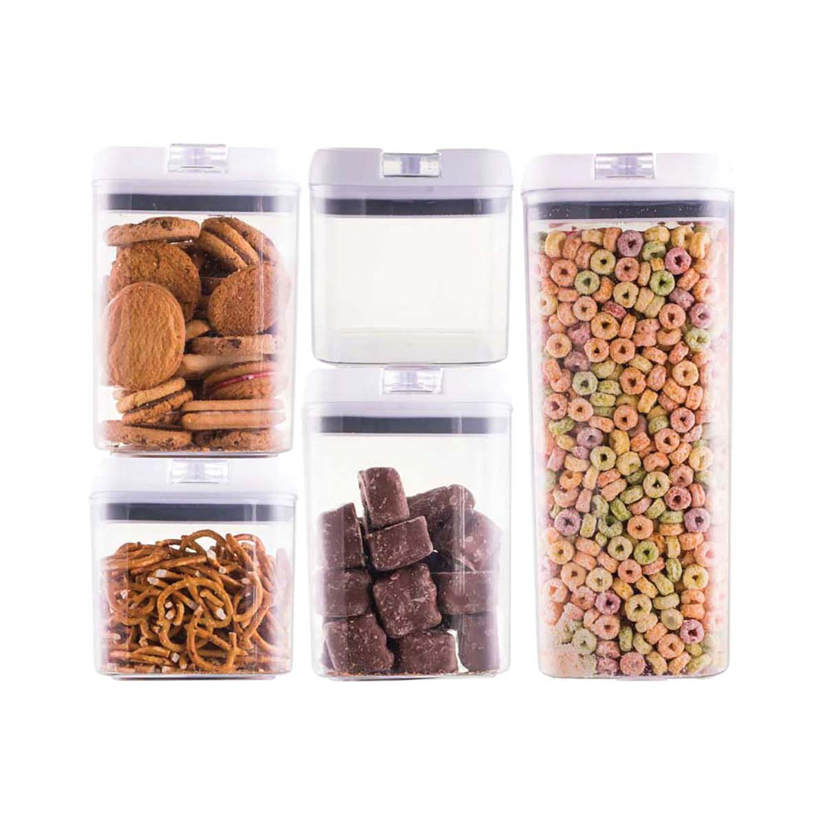 Avanti Flip Top Storage Containers 5 Pack