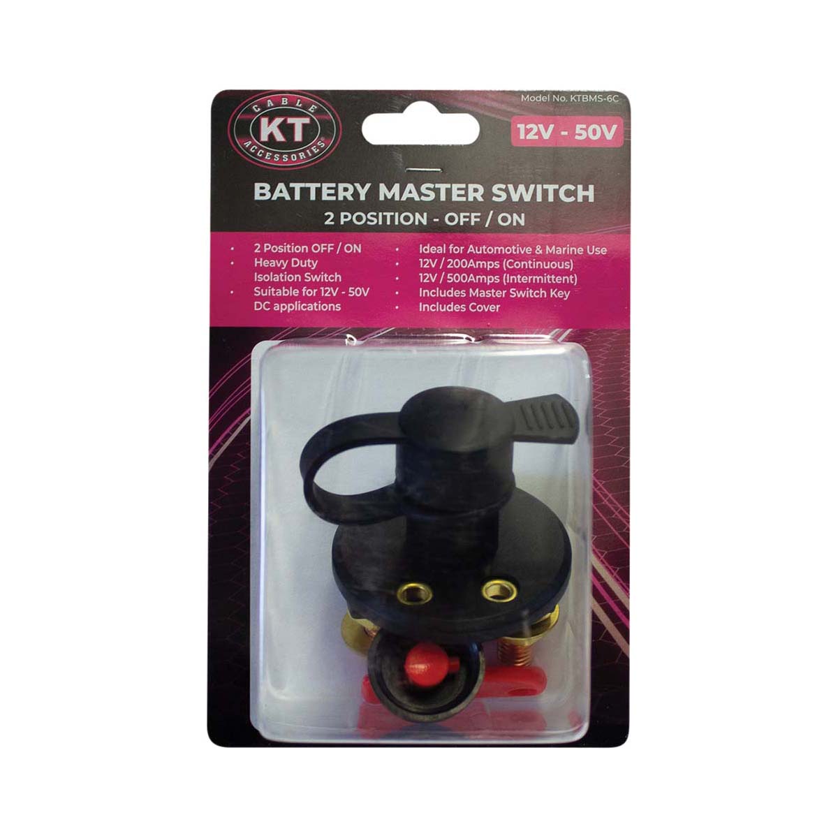 KT Cables Battery Master Switch 200A / 500A