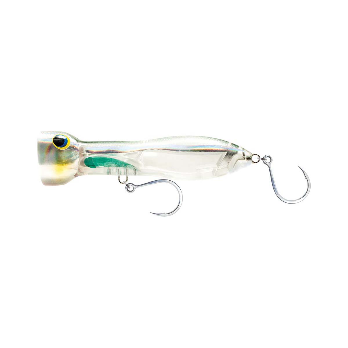Nomad Chug Norris Surface Popper Lure 15cm Holo Ghost Shad
