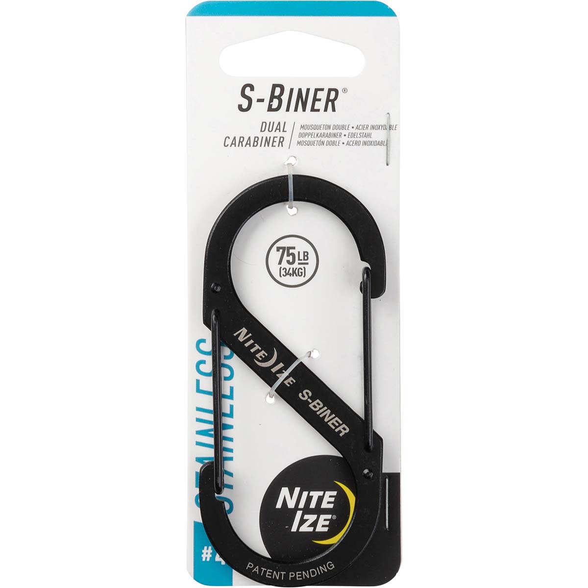 Nite Ize S-Biner Dual Carabiner No.4 Black