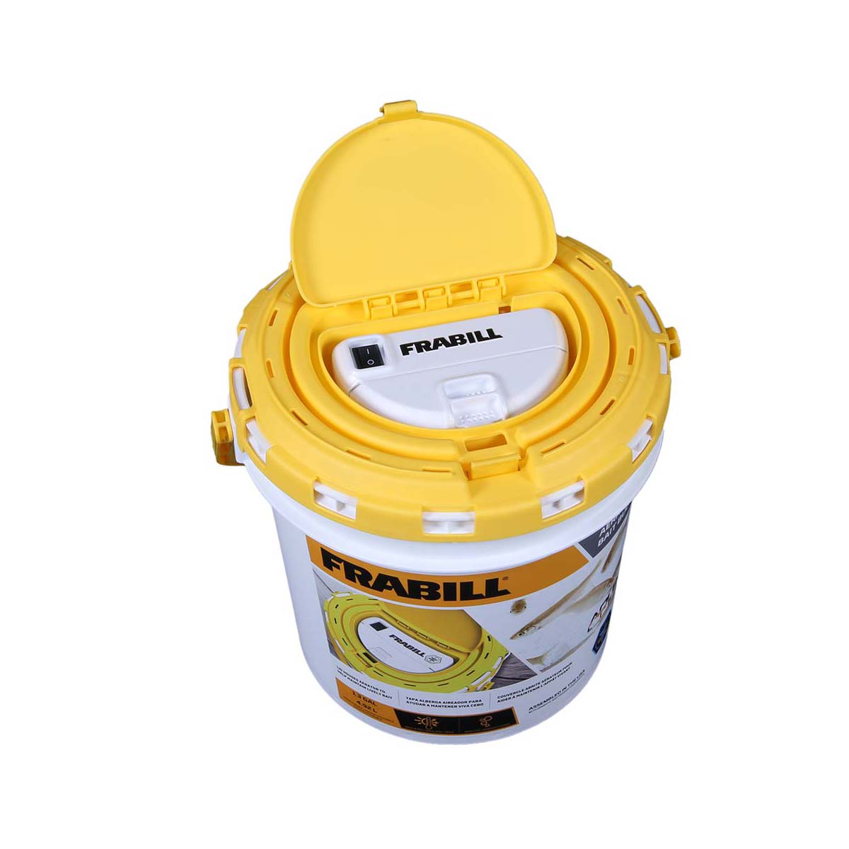 Frabill Live Bait Bucket with Aerator 5 Litres