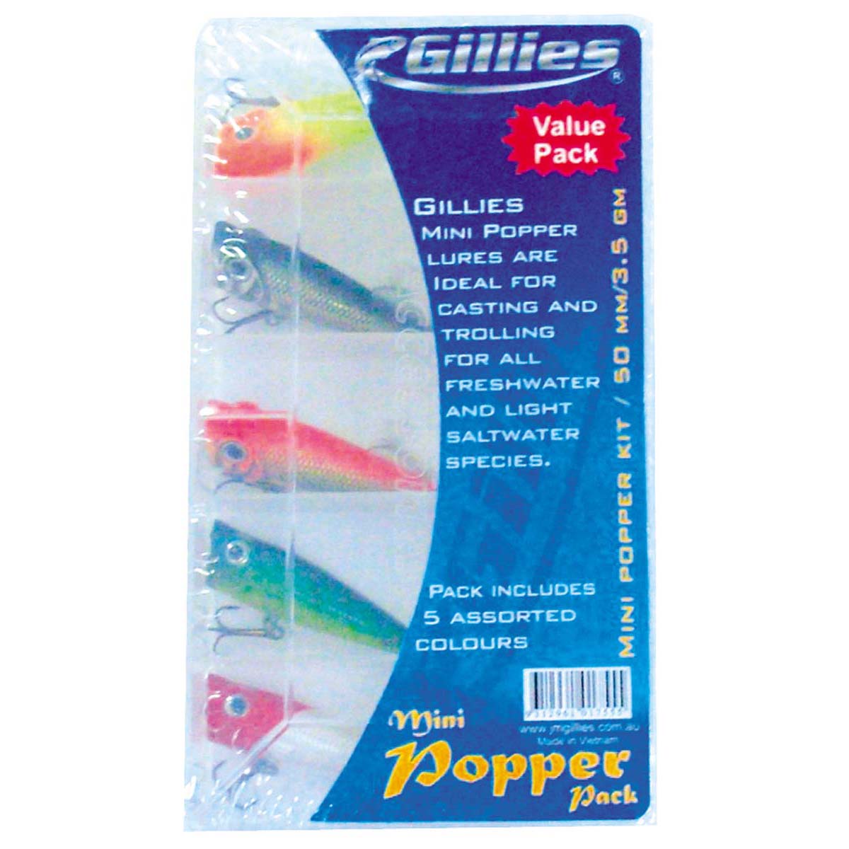 Gillies Mini Popper Kit 5 Pack