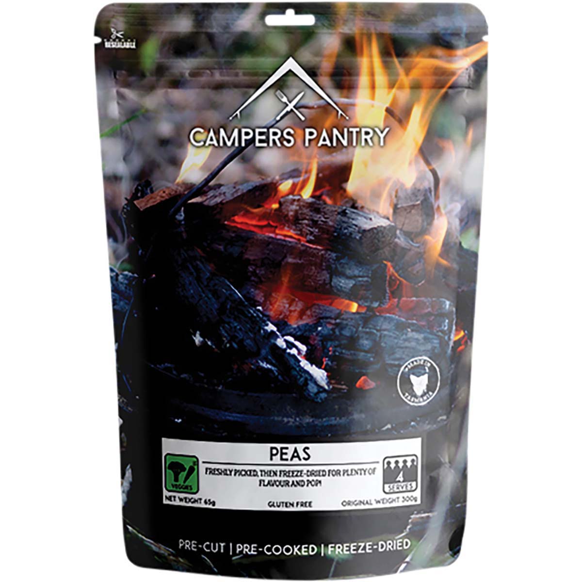 Campers Pantry Freeze Dried Peas 4 Serves