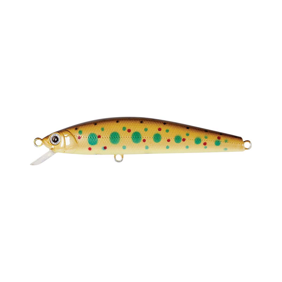 Atomic Hards Jerk Minnow Hard Body Lure 80mm Brown Trout