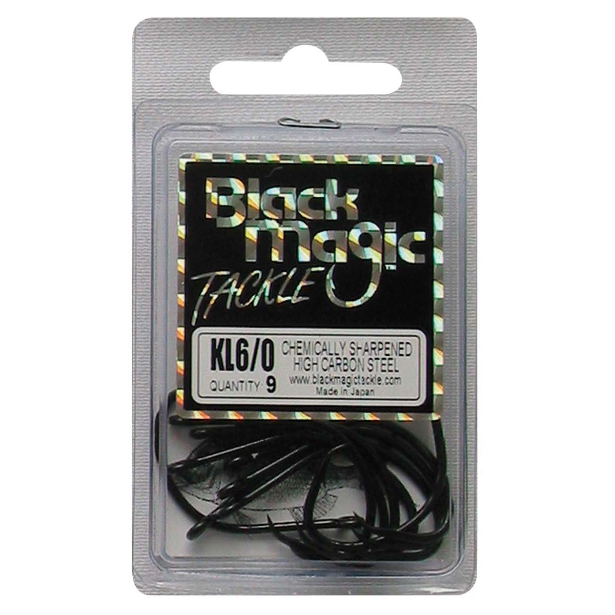 Black Magic KL Hooks 6 / 0 9 Pack