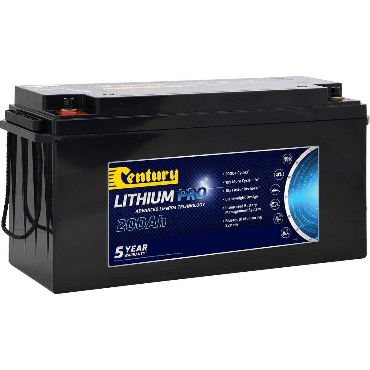 Century Lithium Pro C12 200XLi 200Ah Lithium Battery