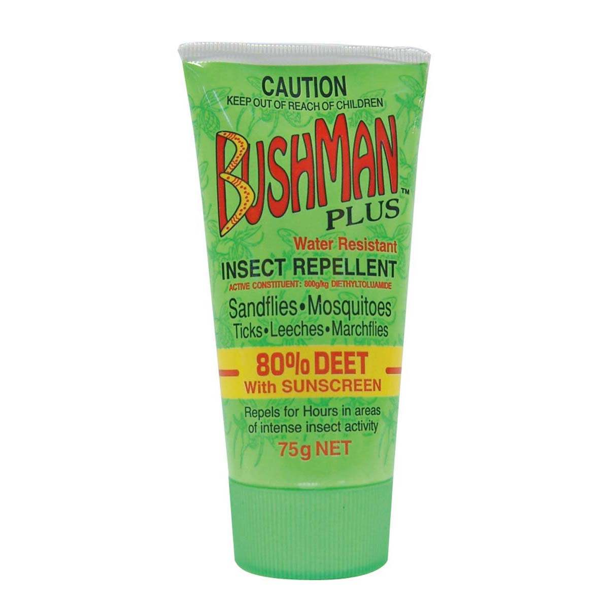 Bushman Dry Gel Insect Repellent with Sunscreen 75g