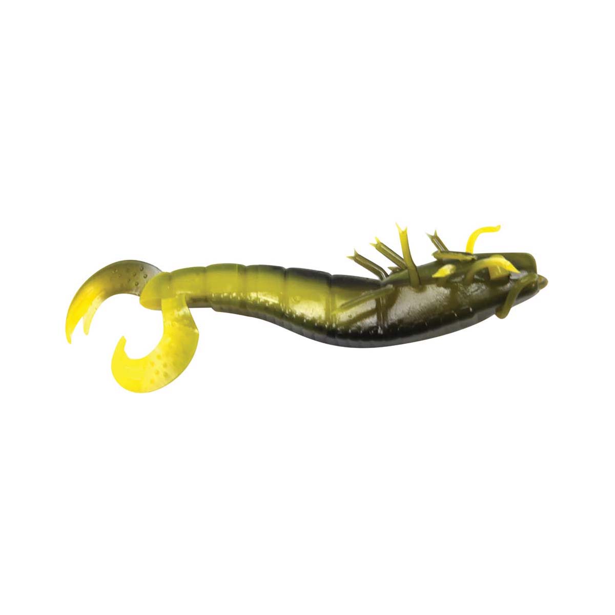 Atomic Plazos Prong Soft Plastic Lure 3in Camo