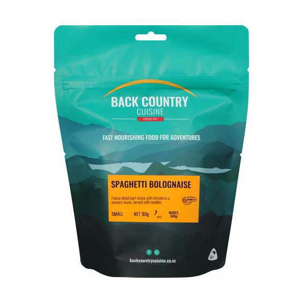 Back Country Cuisine Freeze Dried Spaghetti Bolognese 1 Serve