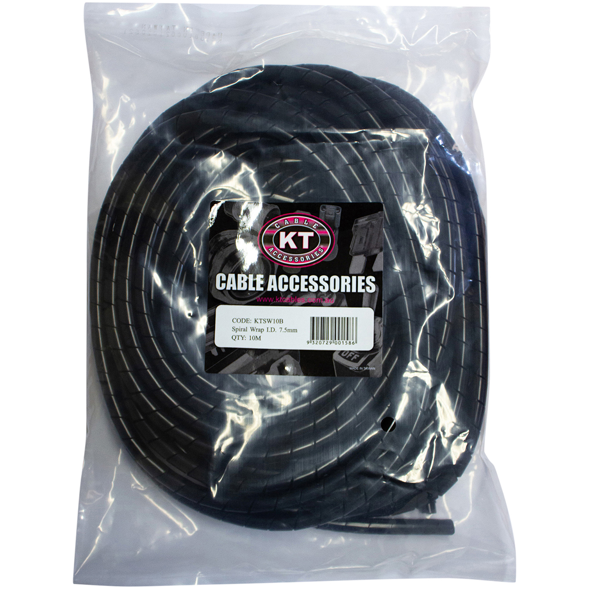 KT Cables Spiral Wrap Tubing