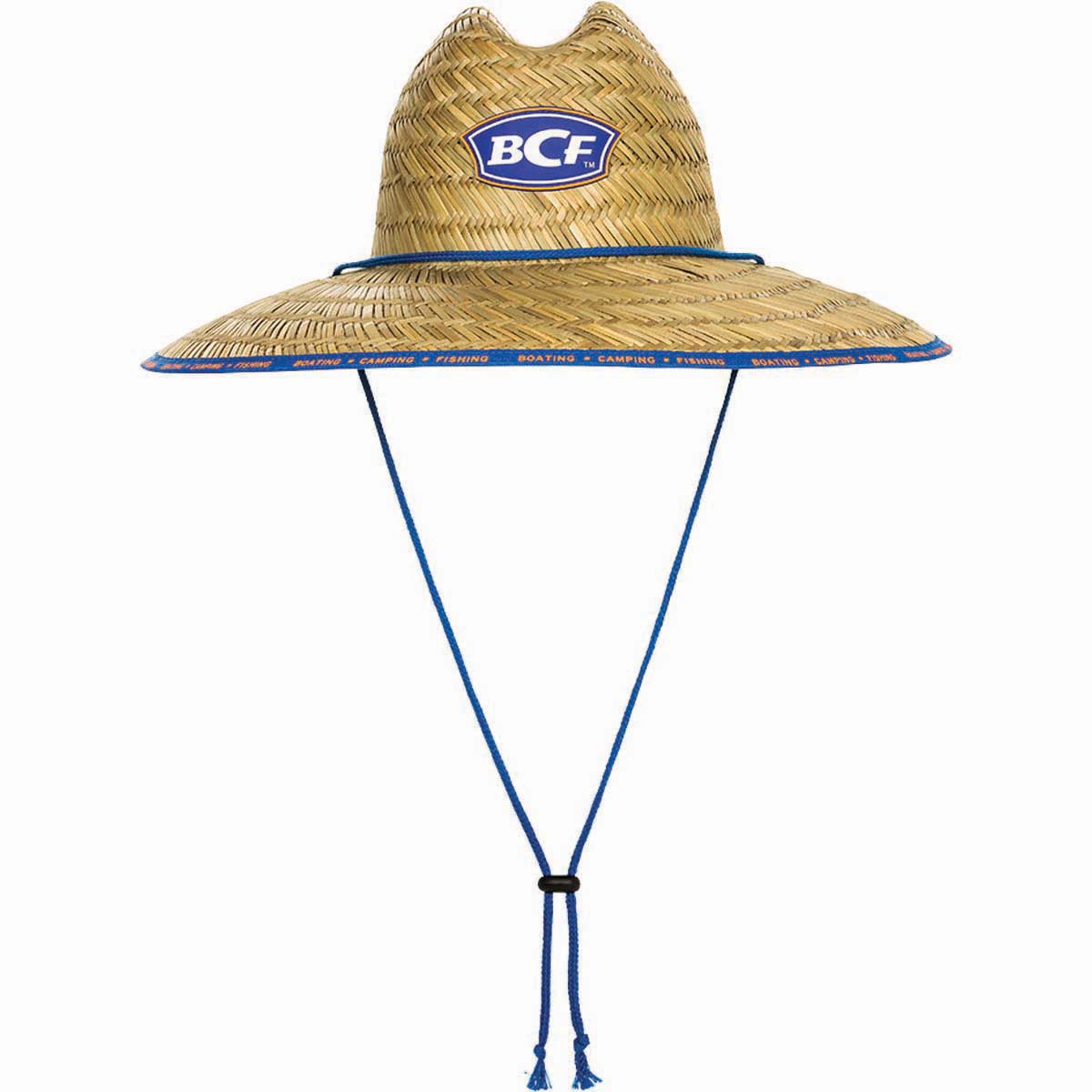 BCF Straw Hat Blue 54cm