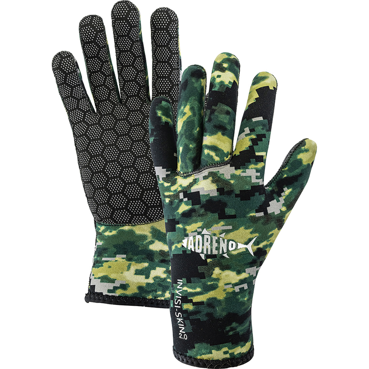 Adreno Invisi-Skin Gloves 2mm Green XL