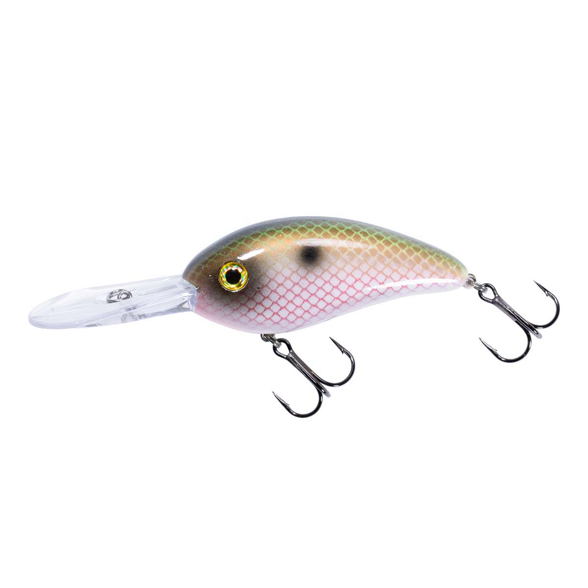Bomber Fat Free Jnr Shad Hard Body Lure 63mm Electric Shad