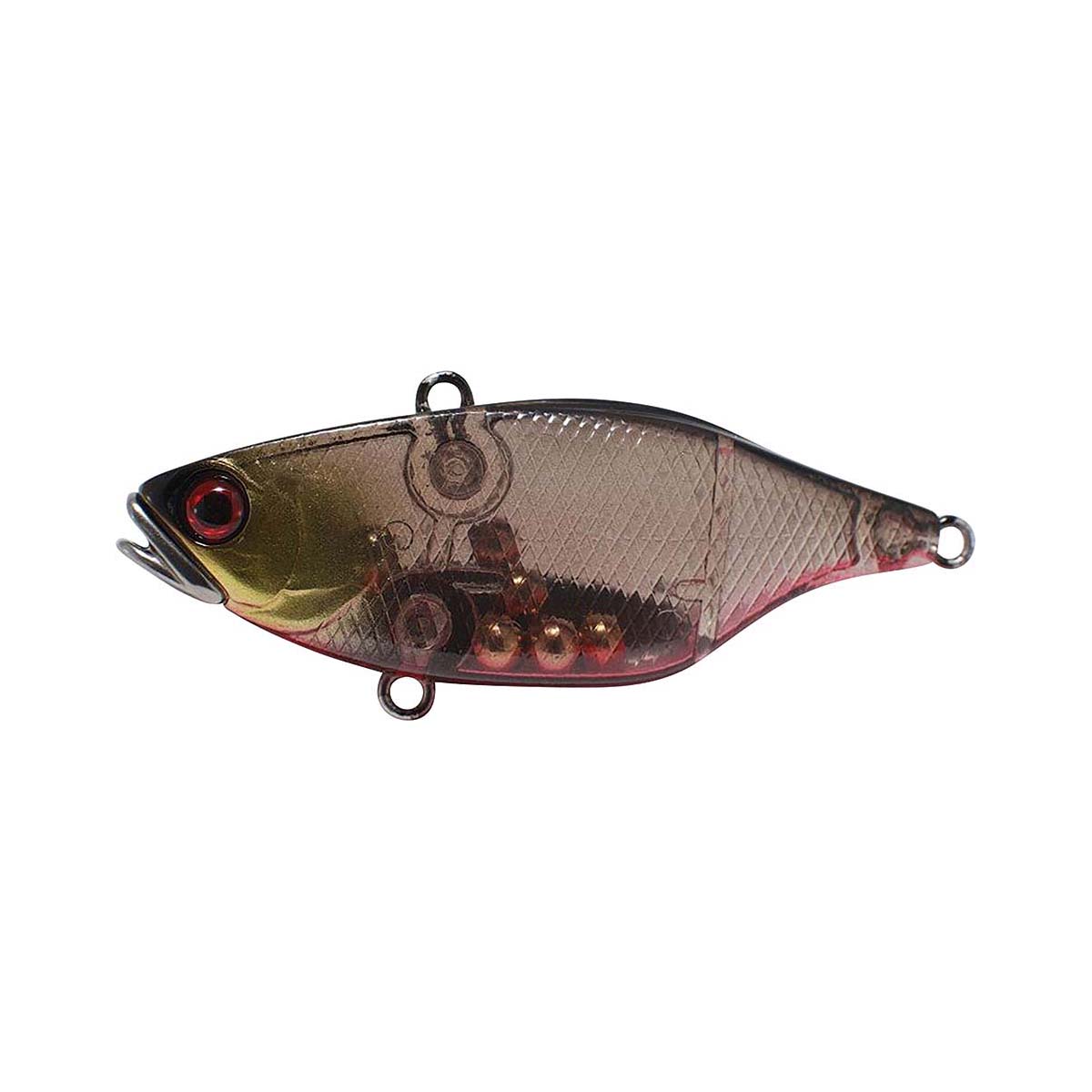 Jackall TN60 Vibe Lure 60mm Ghost Black Red Belly