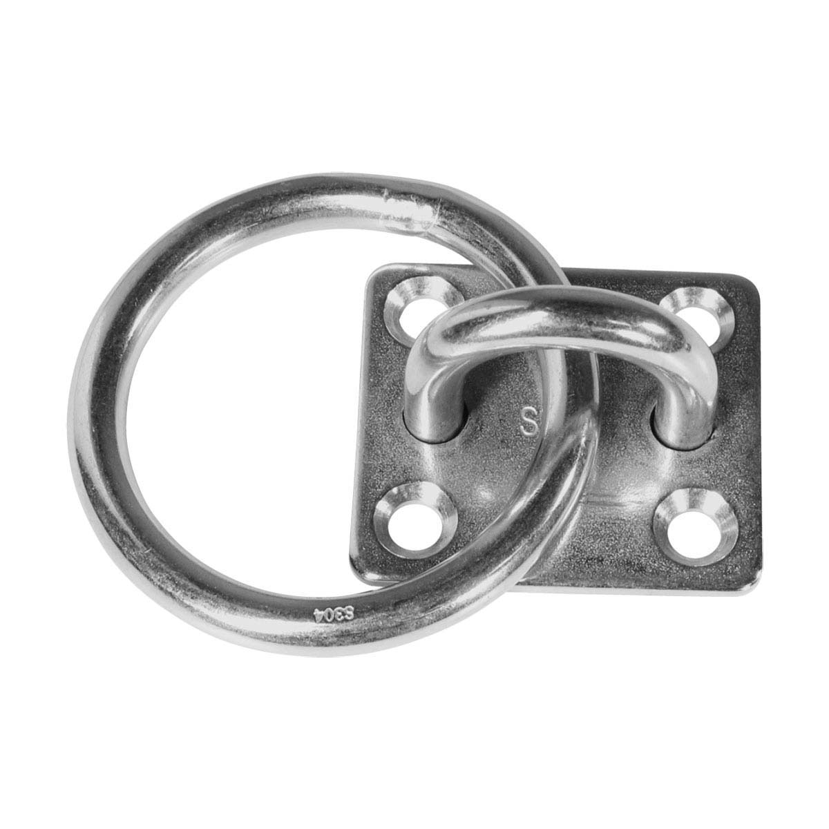 BLA 304 Stainless Steel Pad Eye With Ring 6 x 35 x 40mm