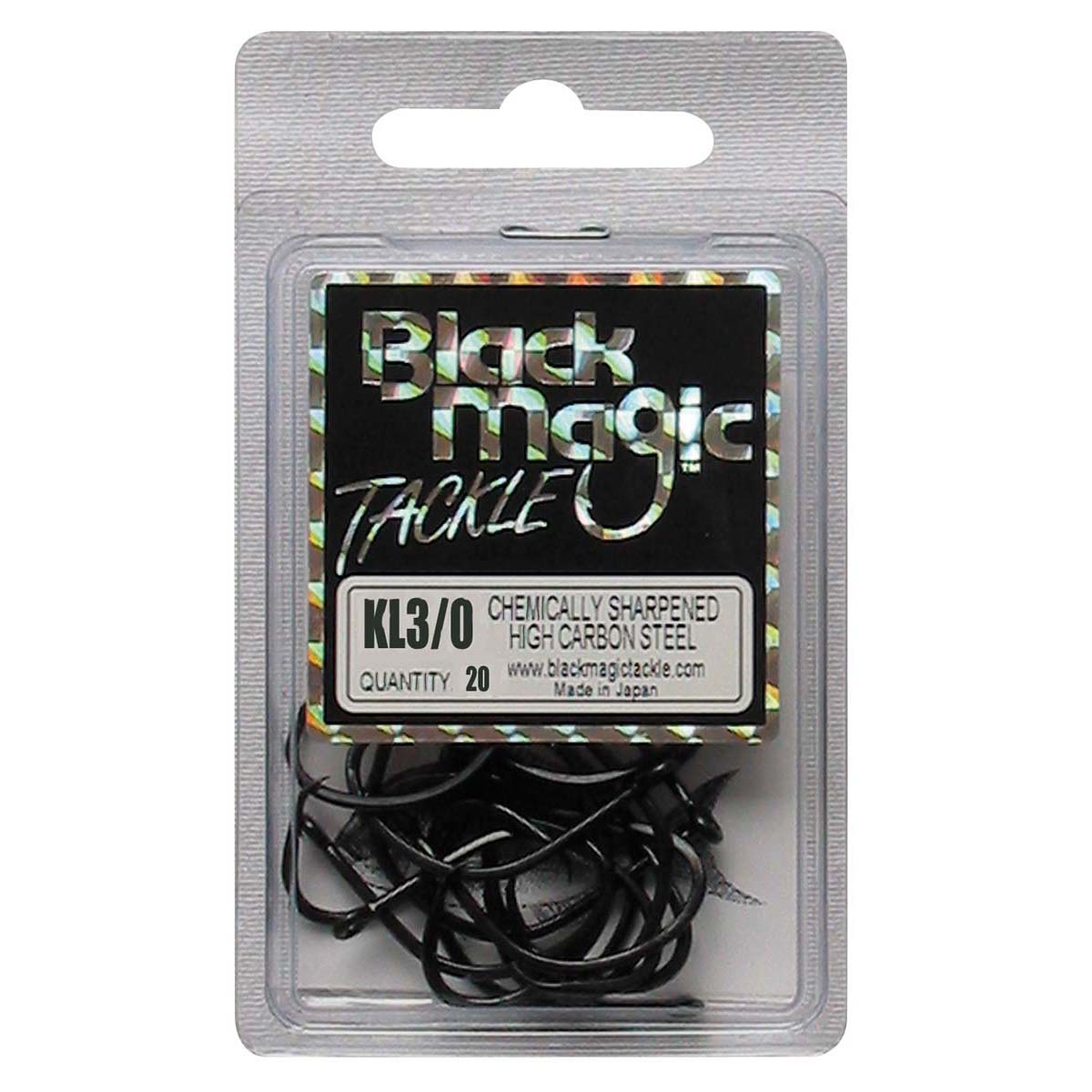 Black Magic KL Hooks 3 / 0 20 Pack